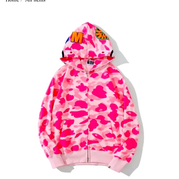 Pink bape abc zip up - Picture 1 of 4